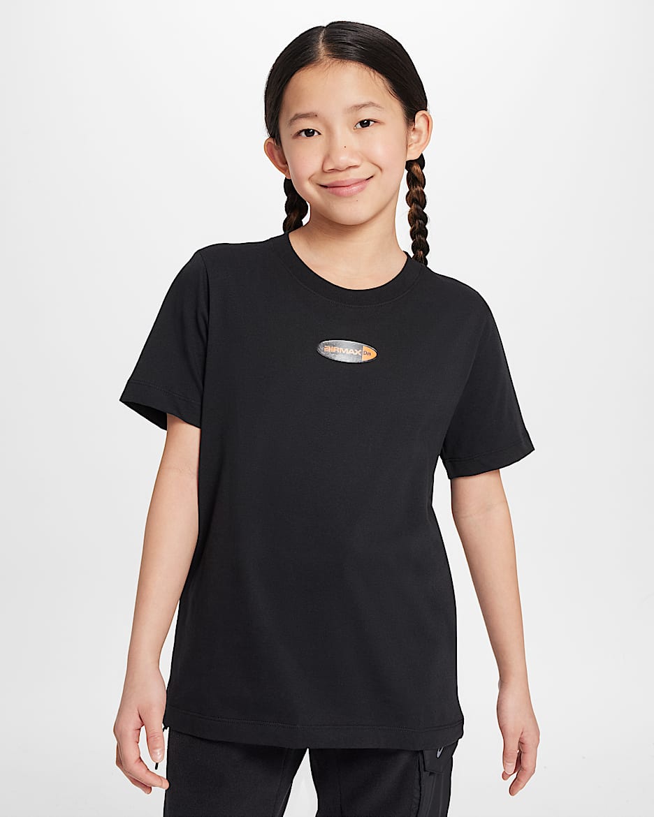 T-shirt Nike Sportswear Júnior - Preto