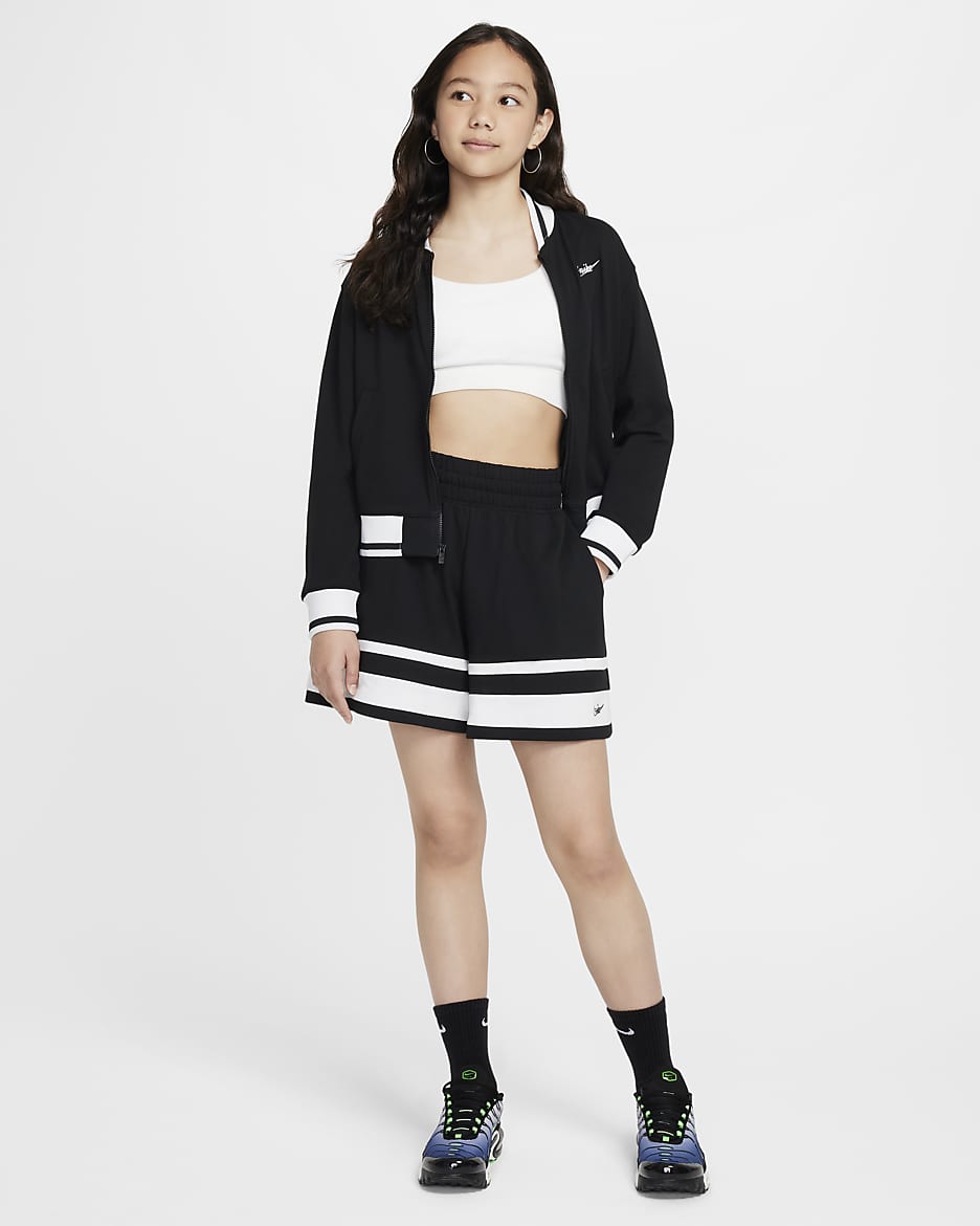 Nike Sportswear Girls' Jacket - Black