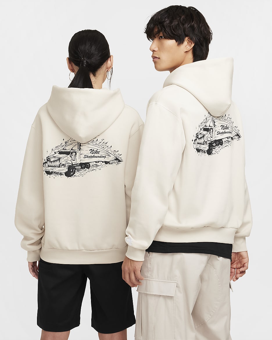 Nike SB Skate Fleece Hoodie - Light Orewood Brown