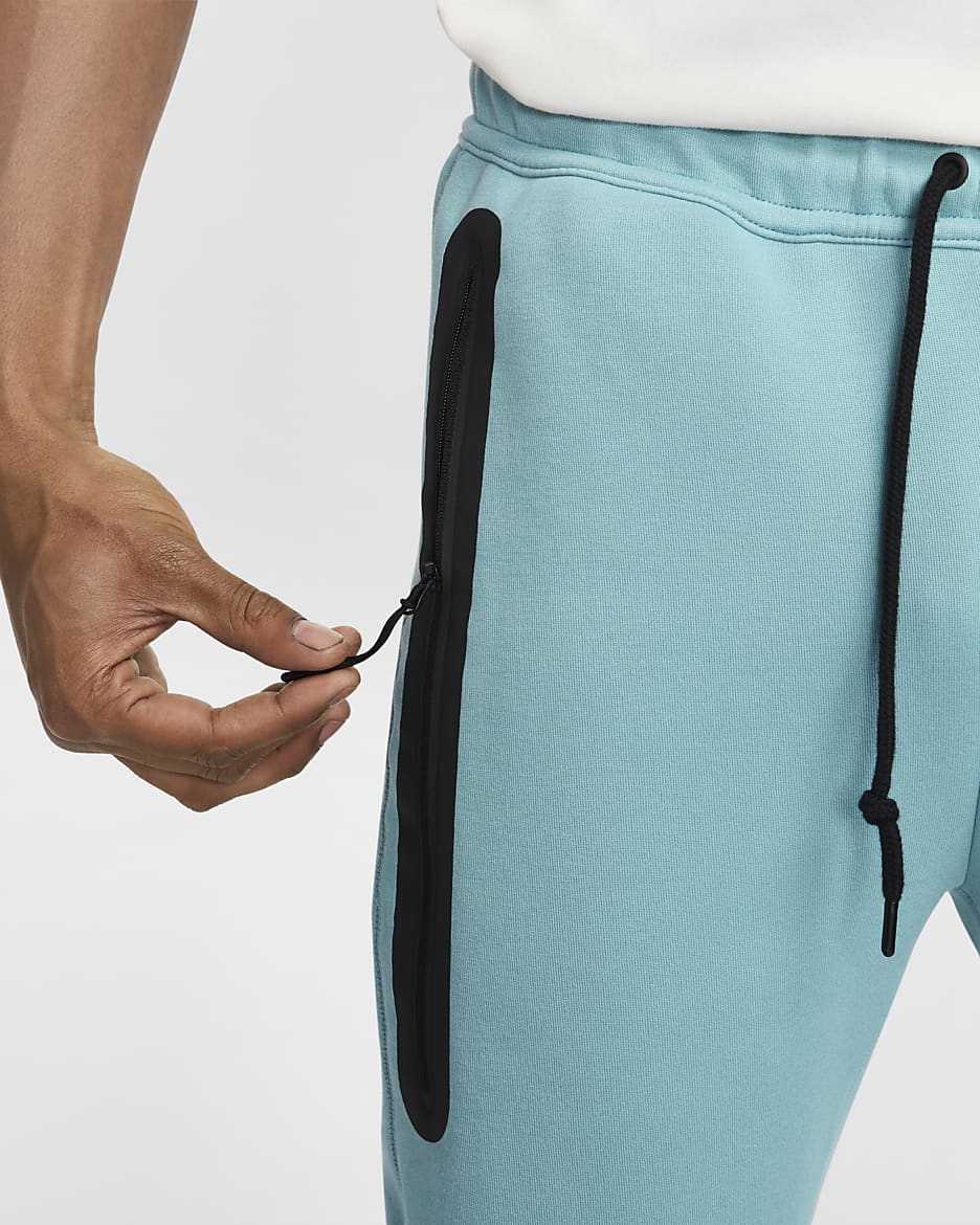 Nike Sportswear Tech Fleece Erkek Jogger'ı - Denim Turquoise/Siyah