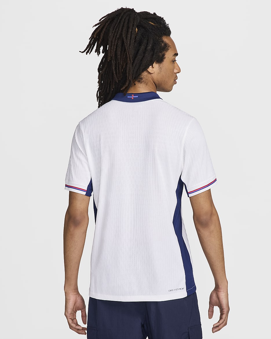 England (Men's Team) 2024/25 Match Home Men's Nike Dri-FIT ADV Football Authentic Shirt - White/Blue Void