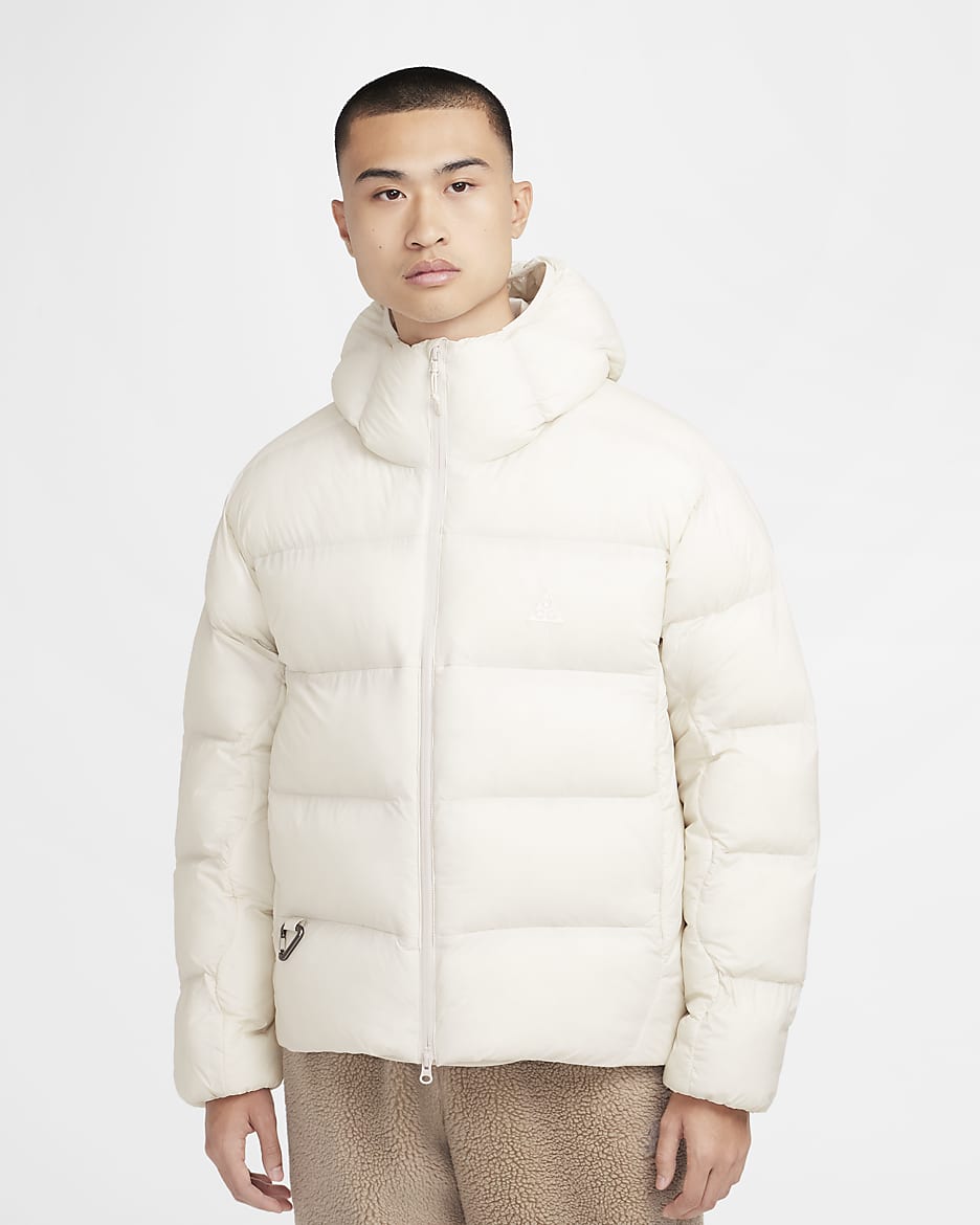 ナイキ ACG "Lunar Lake" パファー PrimaLoft® メンズ Therma-FIT ADV ルーズ フーデッド ジャケット - ライトオールウッドブラウン/ライトオールウッドブラウン/サミットホワイト