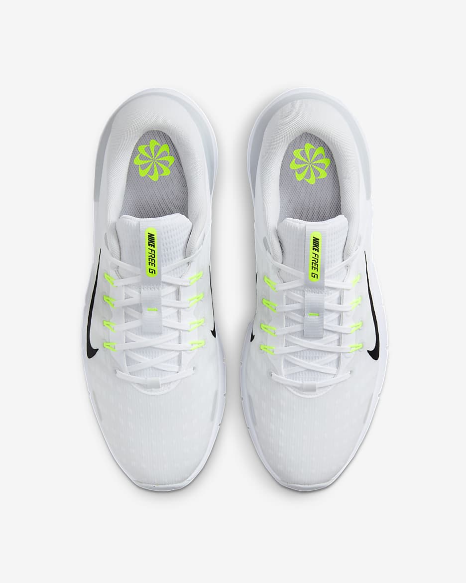 Nike Free Golf NN Golf Shoes - White/Pure Platinum/Wolf Grey/Black