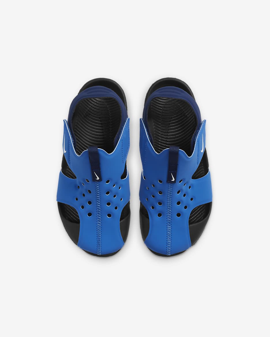 Nike Sunray Protect 2 sandaler til små barn - Signal Blue/Blue Void/Svart/Hvit