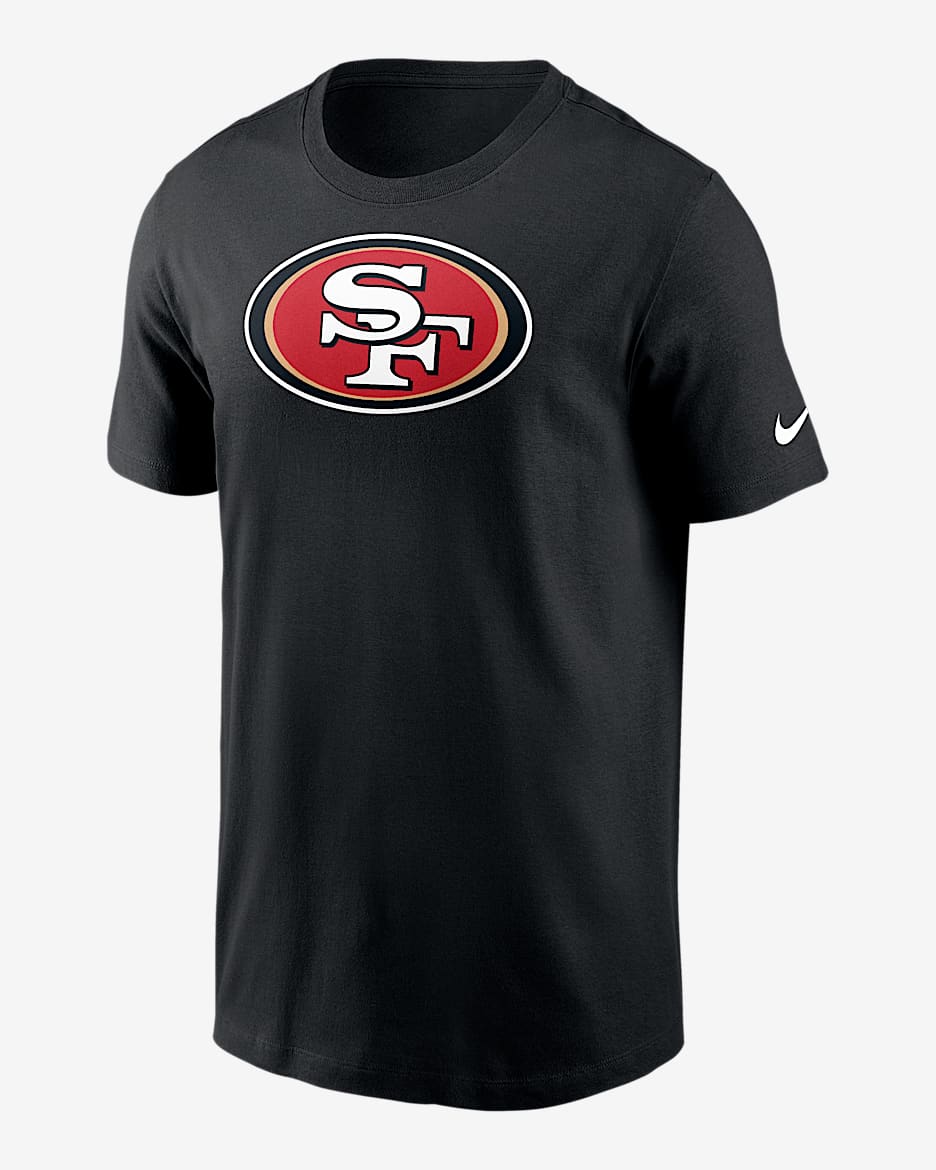 Playera Nike NFL para hombre San Francisco 49ers Primary Logo - Negro