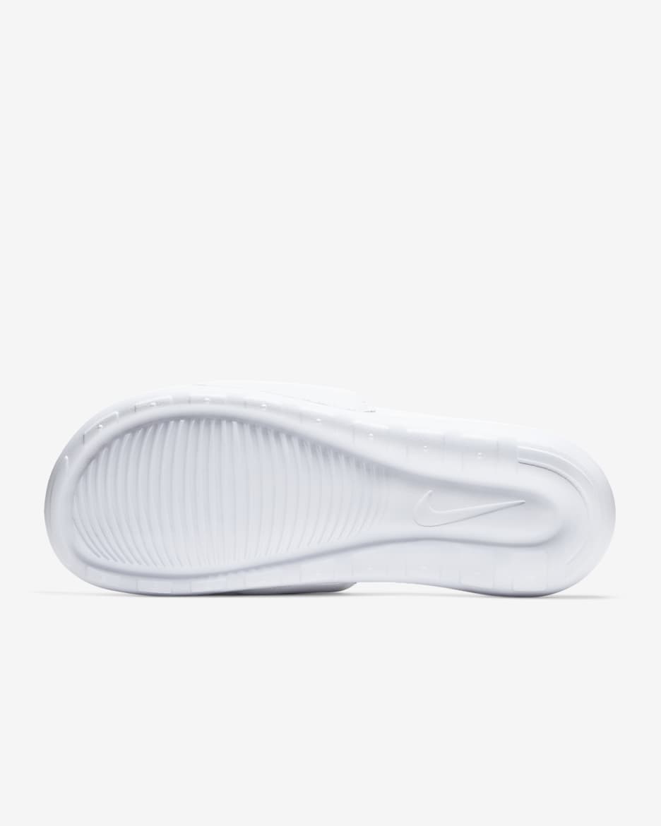 Nike Victori One Men's Slides - White/White/Black