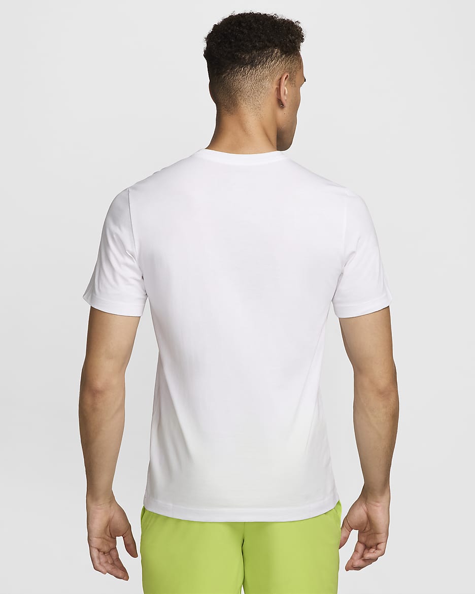 Playera de tenis para hombre NikeCourt - Blanco