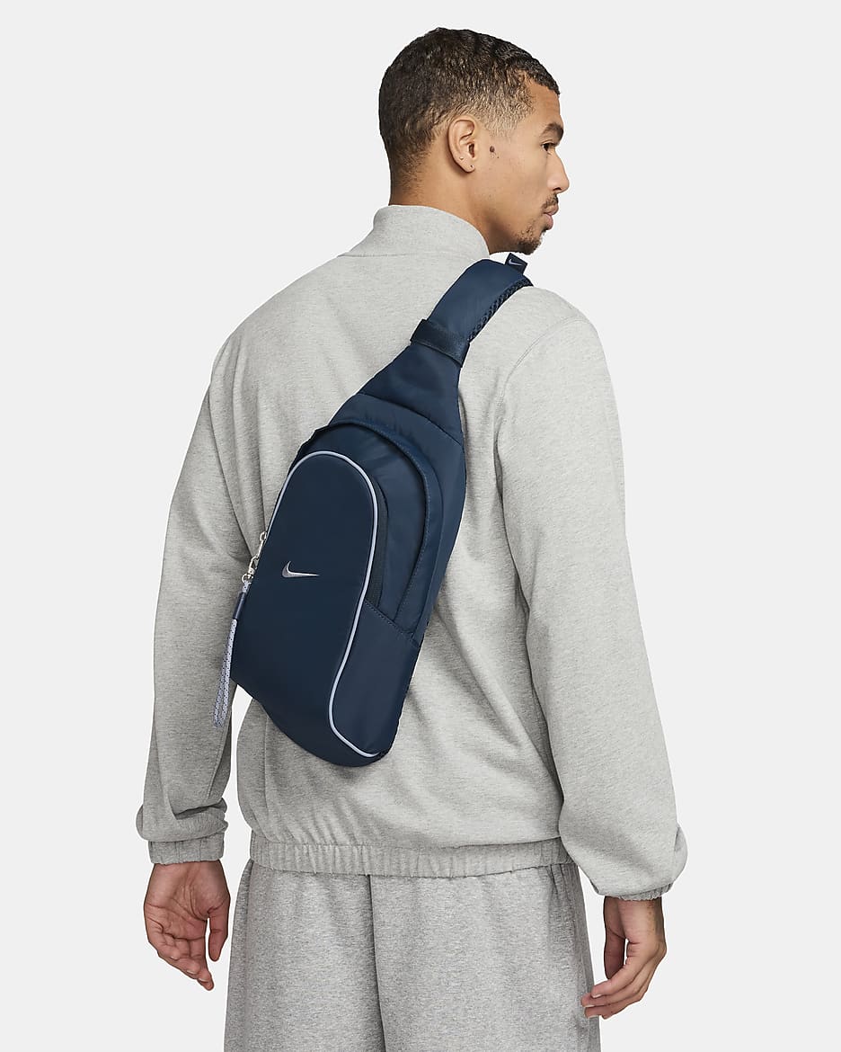 Bandolera Nike Sportswear Essentials (8L) - Azul marino militar/Pizarra cenizo/Pizarra cenizo