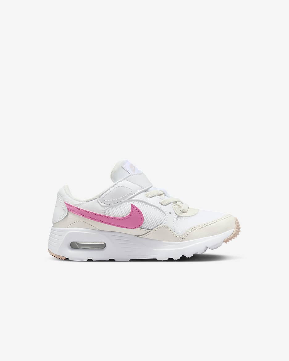 Chaussure Nike Air Max SC pour enfant - Blanc/Phantom/Platinum Violet/Playful Pink