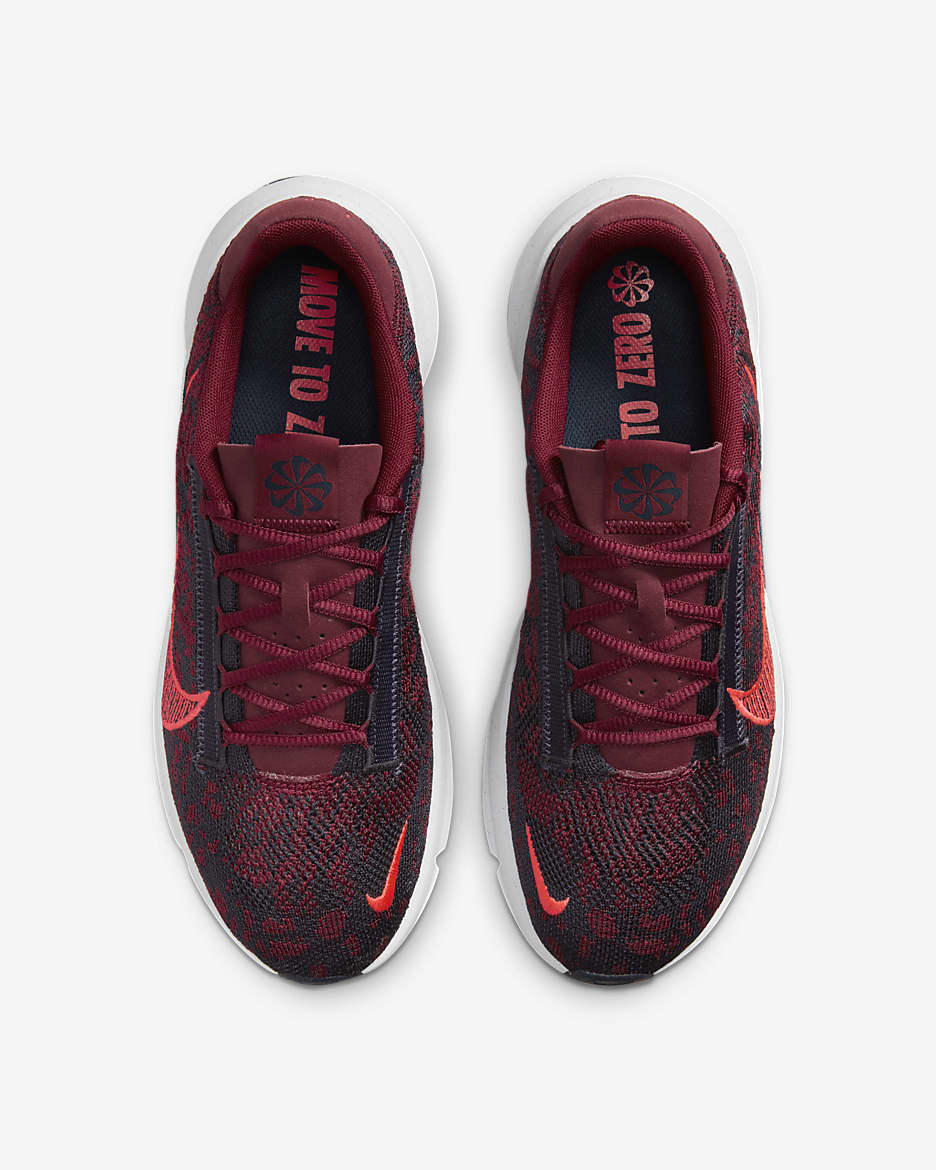 Nike SuperRep Go 3 Next Nature Flyknit Men's Workout Shoes - Team Red/Cave Purple/Blackened Blue/Bright Crimson