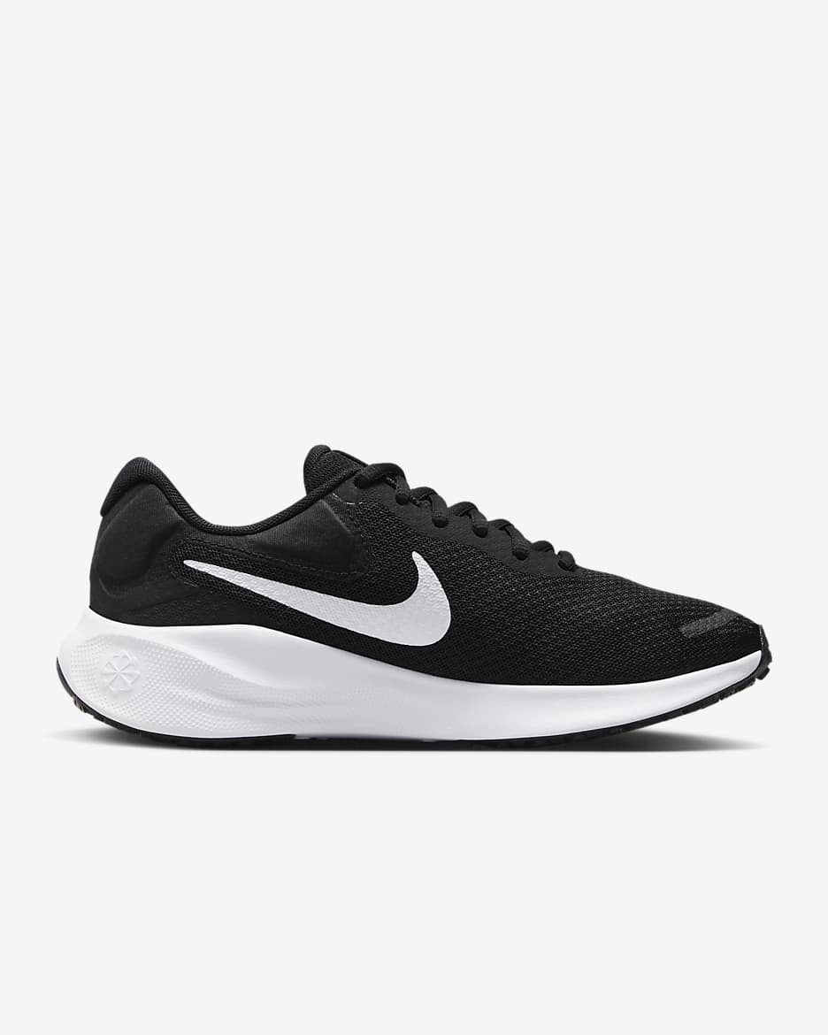 Chaussure de running sur route Nike Revolution 7 pour femme - Noir/Blanc