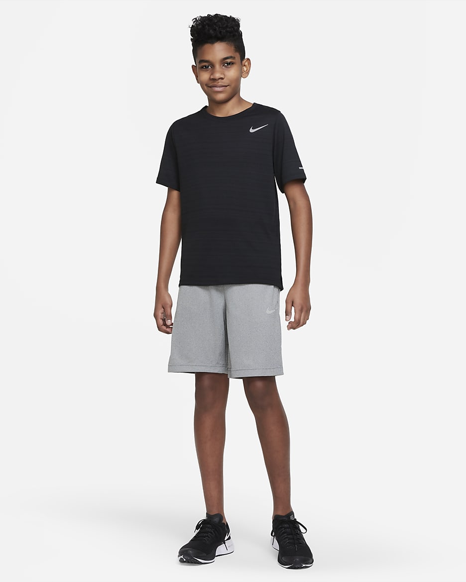 Nike Poly+ Big Kids' (Boys') Shorts - Carbon Heather