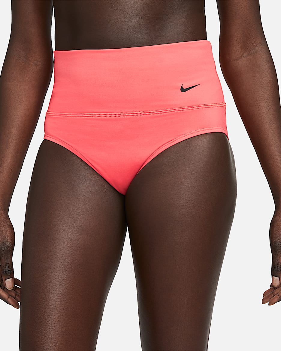 Nike Essential Women's High-Waisted Swim Bottoms - Sea Coral