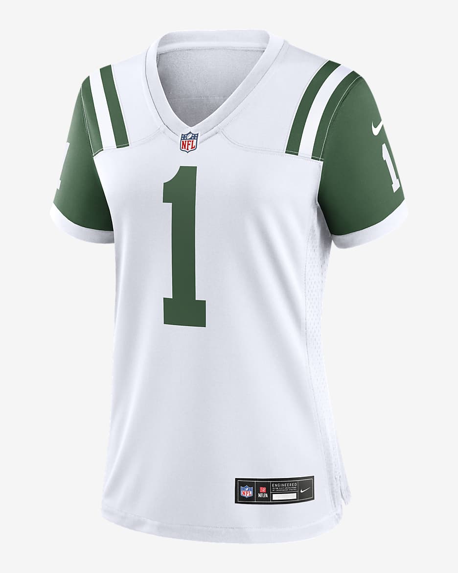 Sauce Gardner New York Jets Women's Nike NFL Game Football Jersey - White