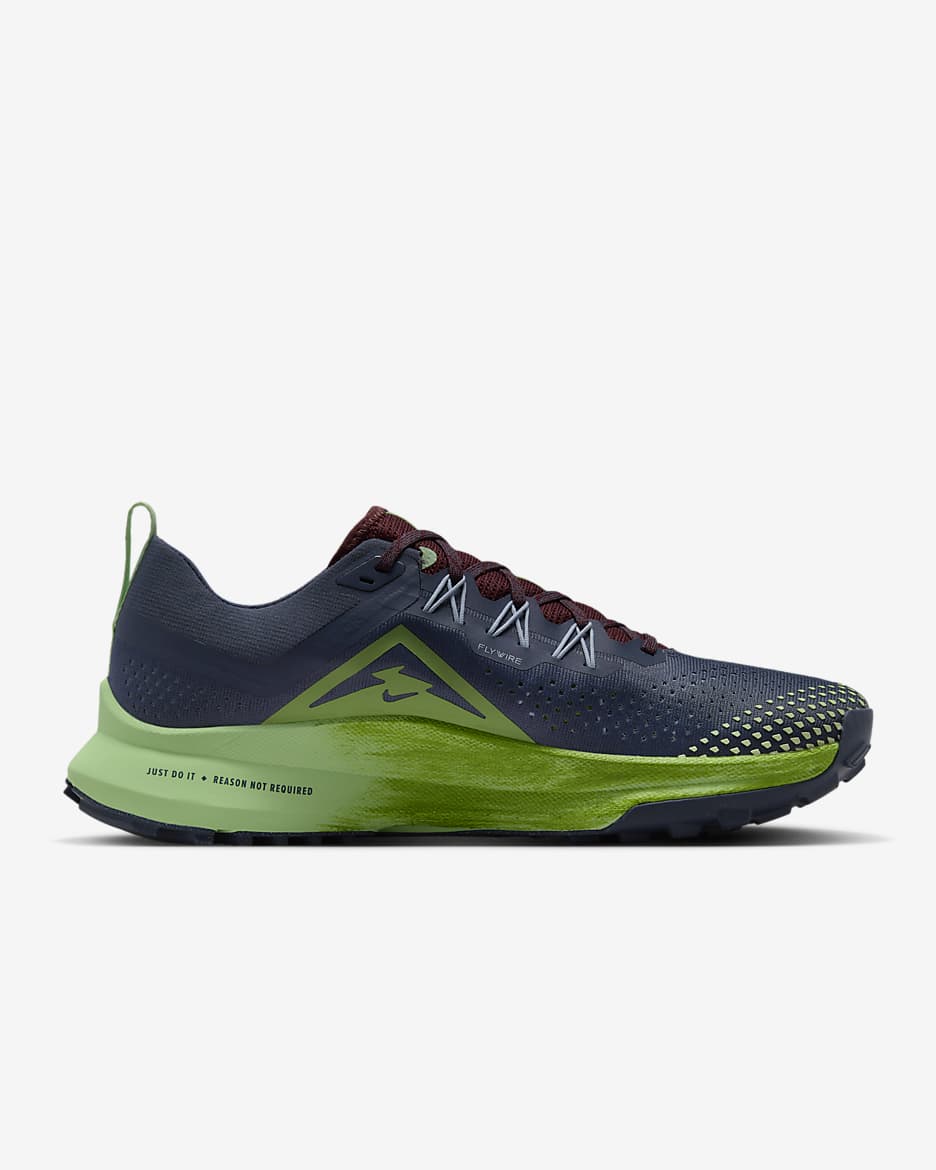 Nike Pegasus Trail 4 Men's Trail-running Shoes - Thunder Blue/Chlorophyll/Vapour Green/Light Armoury Blue