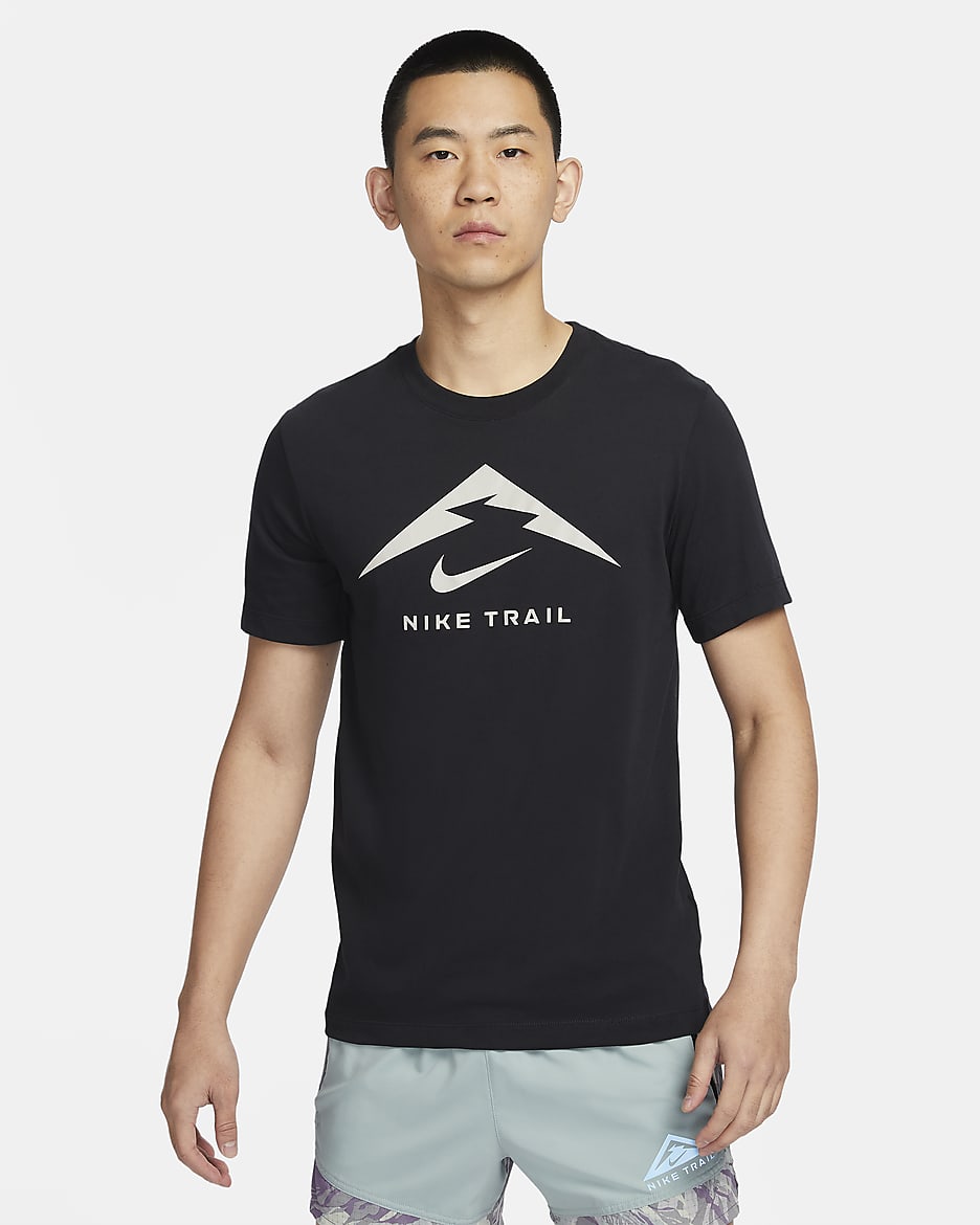 Nike Dri-FIT Men's Trail Running T-Shirt - Black
