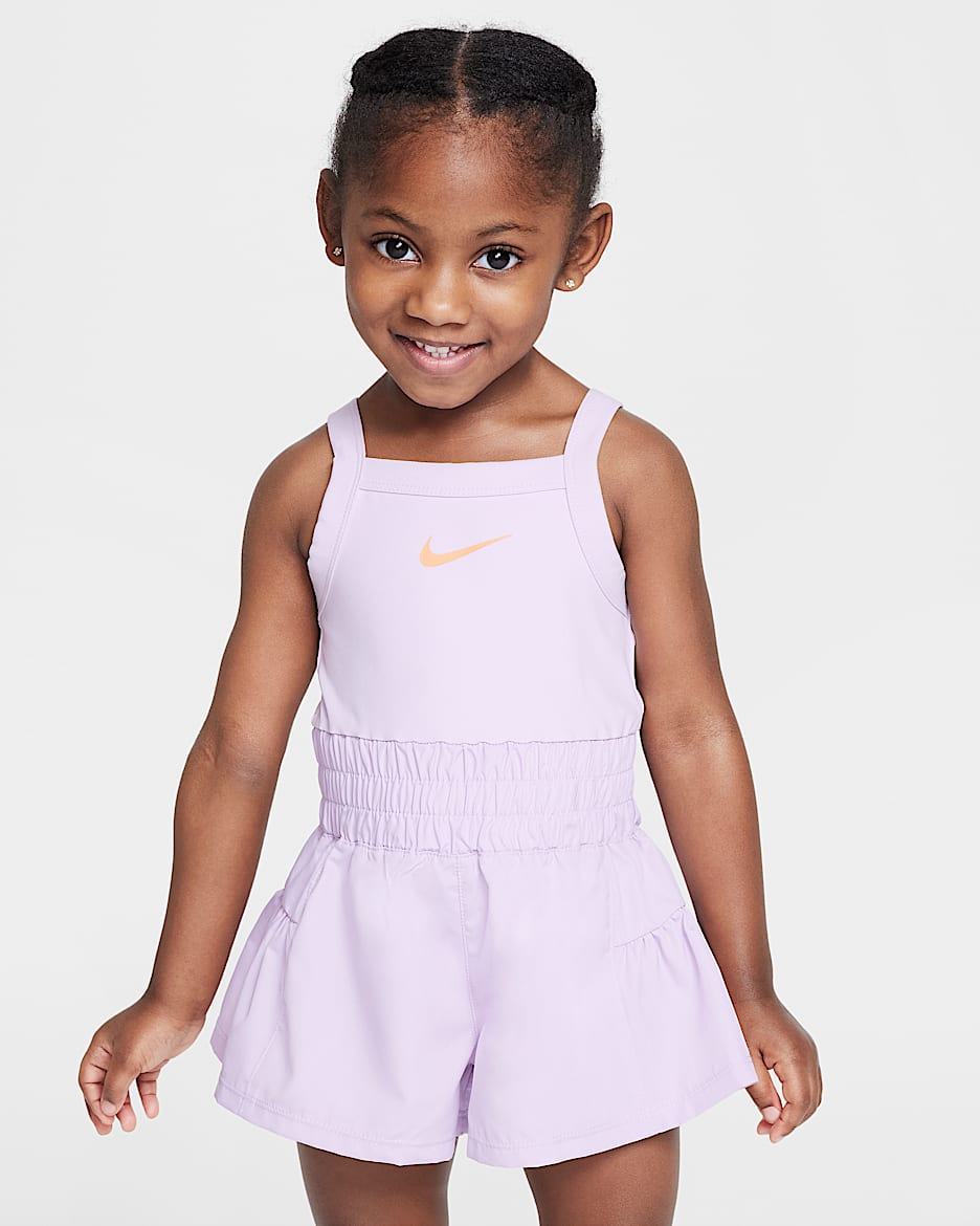 Nike Dri-FIT Sunny Swoosh Toddler Runsie Romper - Doll