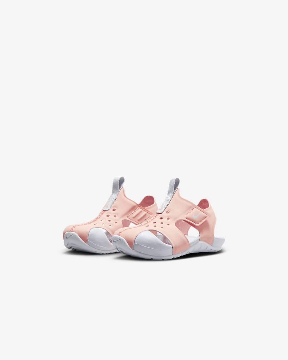 Nike Sunray Protect 2 嬰幼兒涼鞋 - Arctic Orange/Pure Platinum