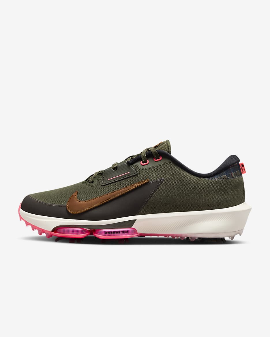 Nike Infinity Tour 2-golfsko - Cargo Khaki/Jade Horizon/Hot Punch/Light British Tan