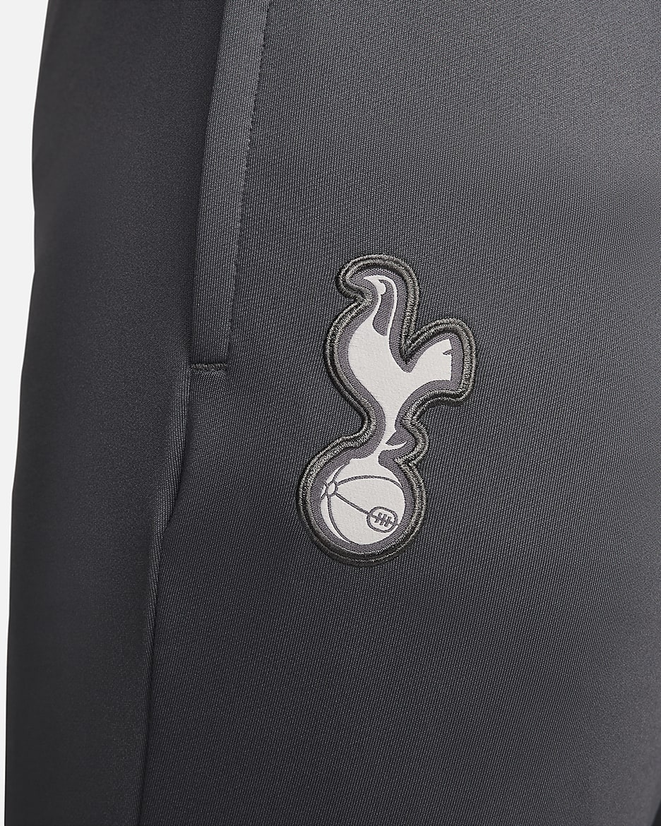 Tottenham Hotspur Strike Men's Nike Dri-FIT Football Knit Pants - Dark Grey/Polar/Grey Fog