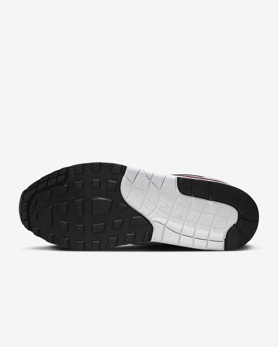 Nike Air Max 1 Men's Shoes - White/Dark Team Red/Pure Platinum/Black