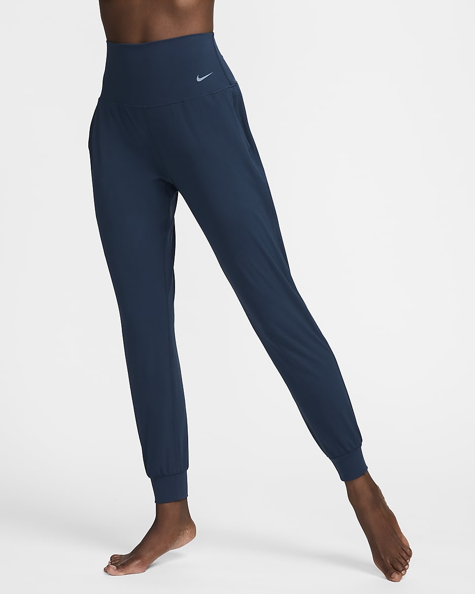 Nike Zenvy Women's Dri-FIT High-Waisted Joggers - Armoury Navy/Black