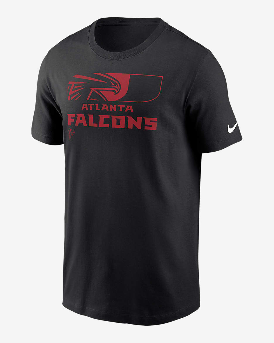 Playera Nike de la NFL para hombre Atlanta Falcons Air Essential - Negro