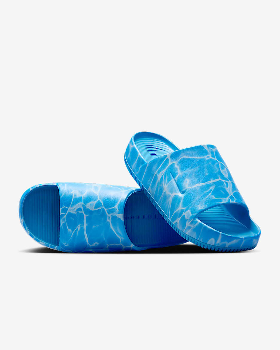 Chanclas para hombre Nike Calm Printed - Costa/Azul señal/Antártida/Costa