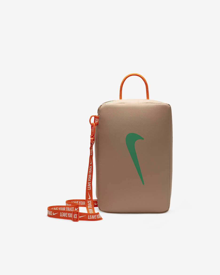 Nike Shoe Box Bag (12L) - Hemp/Safety Orange/Stadium Green