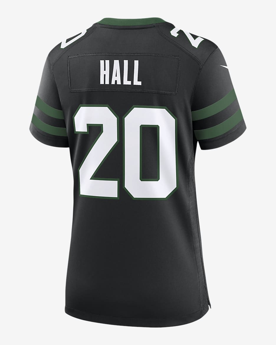 Breece Hall New York Jets Women's Nike NFL Game Football Jersey - Black