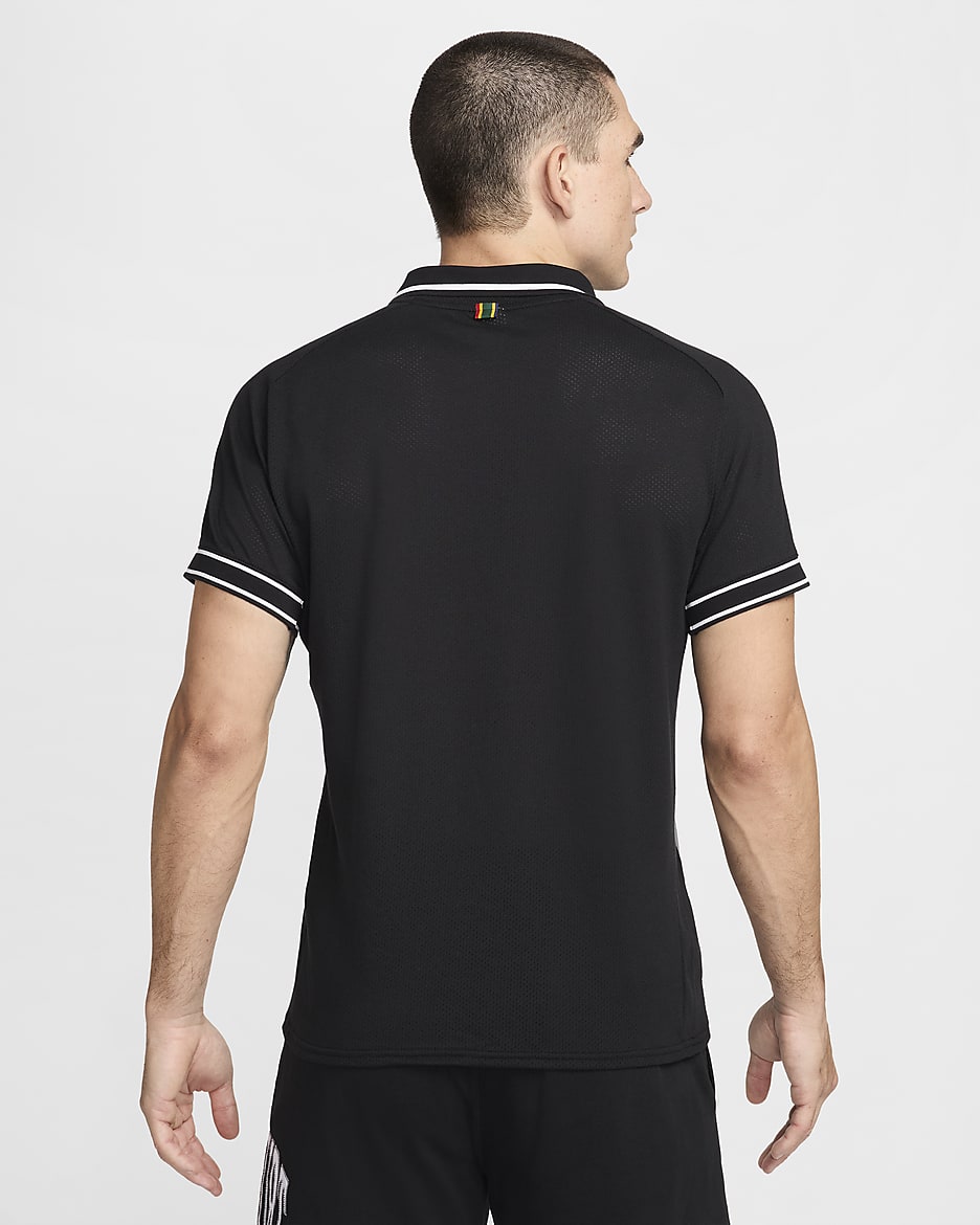 NikeCourt Heritage Polo de tenis - Hombre - Negro/Blanco