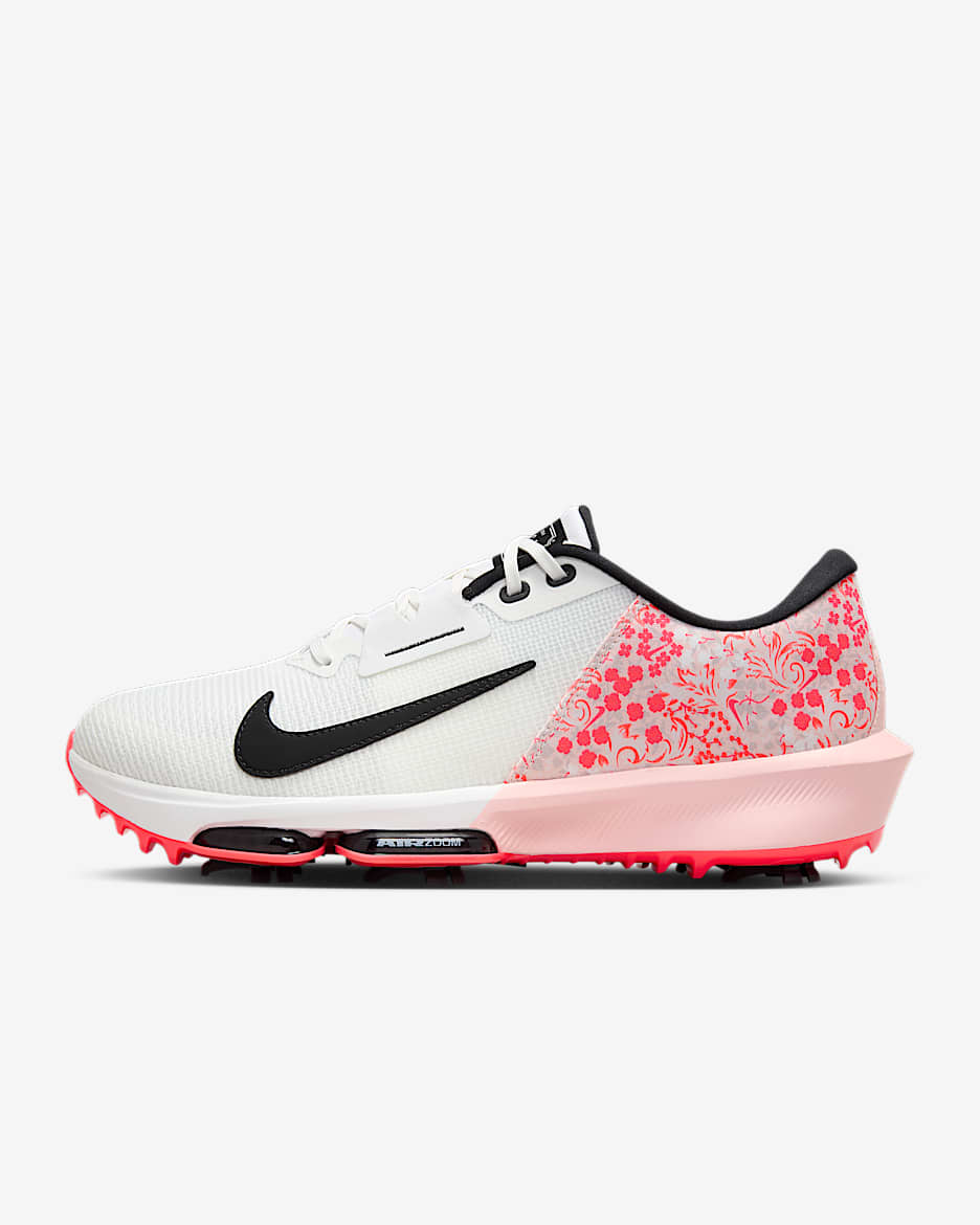 Scarpa da golf Nike Infinity Tour 2 - Summit White/Pink Bloom/Bright Crimson/Nero