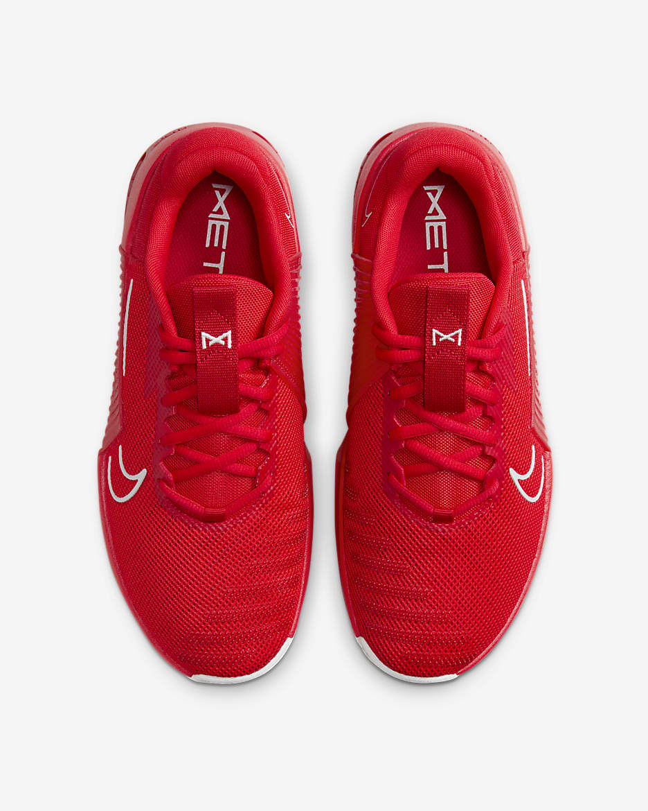 Tenis de entrenamiento para hombre Nike Metcon 9 - Rojo universitario/Rojo gimnasio/Platino puro