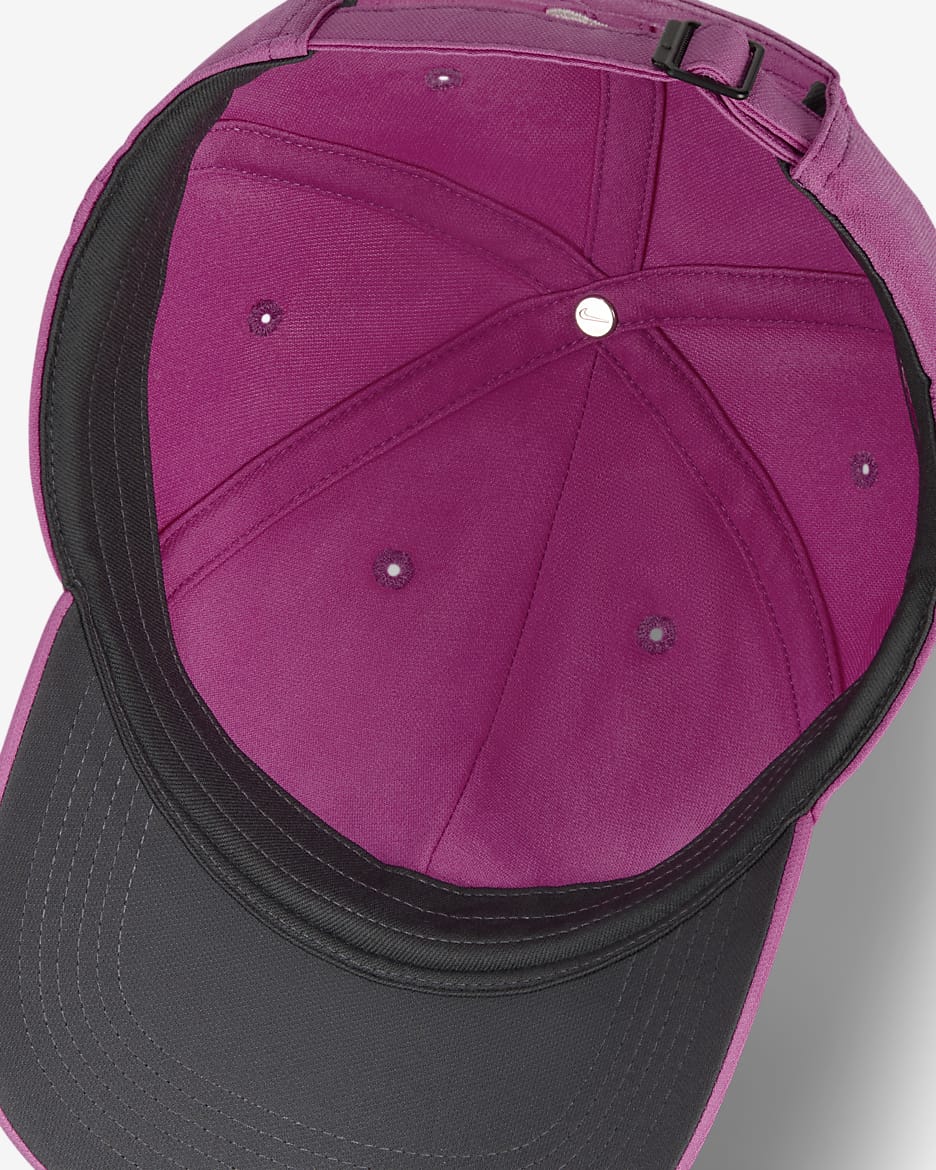 Gorra sin estructura Nike Dri-FIT Club - Fucsia cálido/Violeta platino