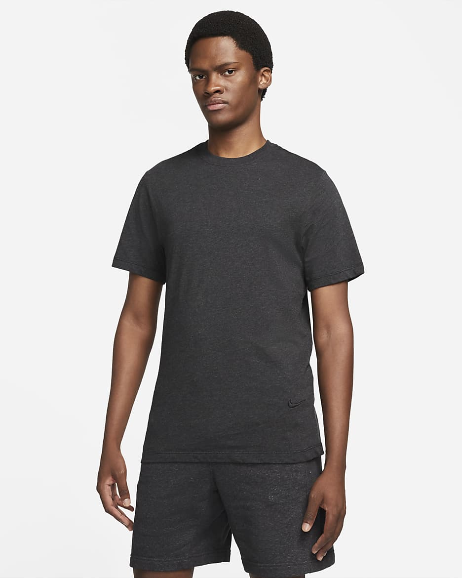 Nike Sportswear 男款 T 恤 - 黑色/Heather/黑色