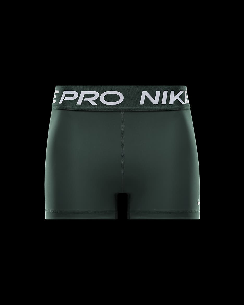 Spodenki damskie Nike Pro 8 cm - Vintage Green/Biel