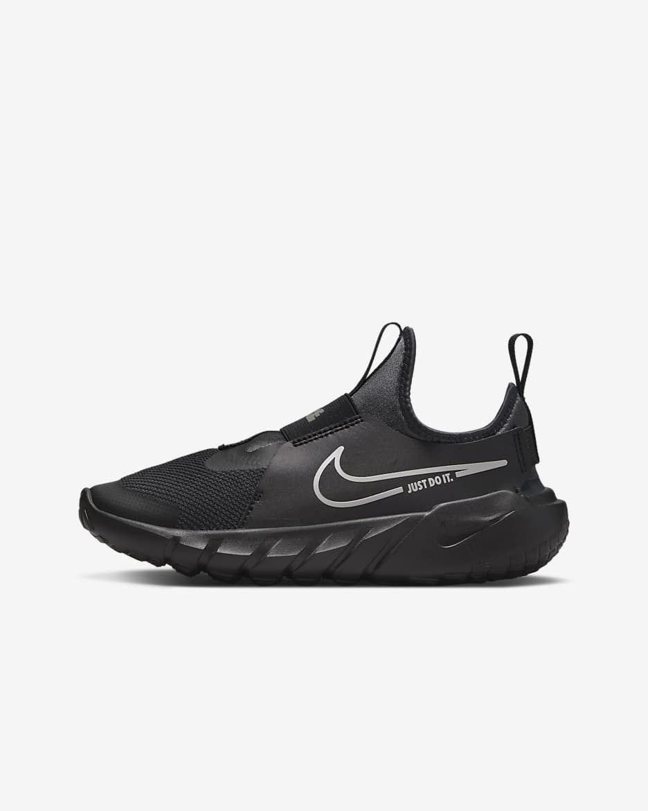 Nike Flex Runner 2 Older Kids' Road Running Shoes - Black/Anthracite/Photo Blue/Flat Pewter
