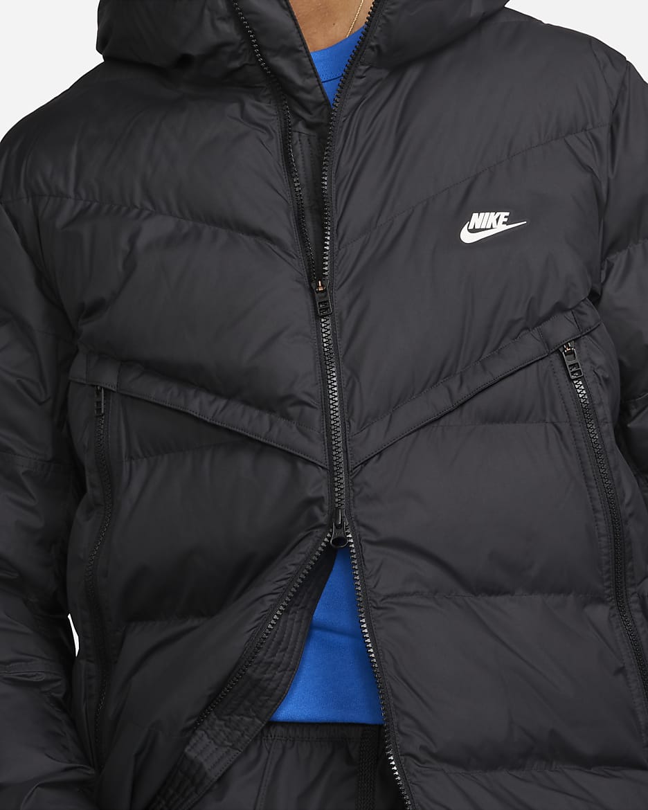 Nike Sportswear Storm-FIT Windrunner PRIMALOFT® Dolgulu Erkek Parkası - Siyah/Siyah/Sail