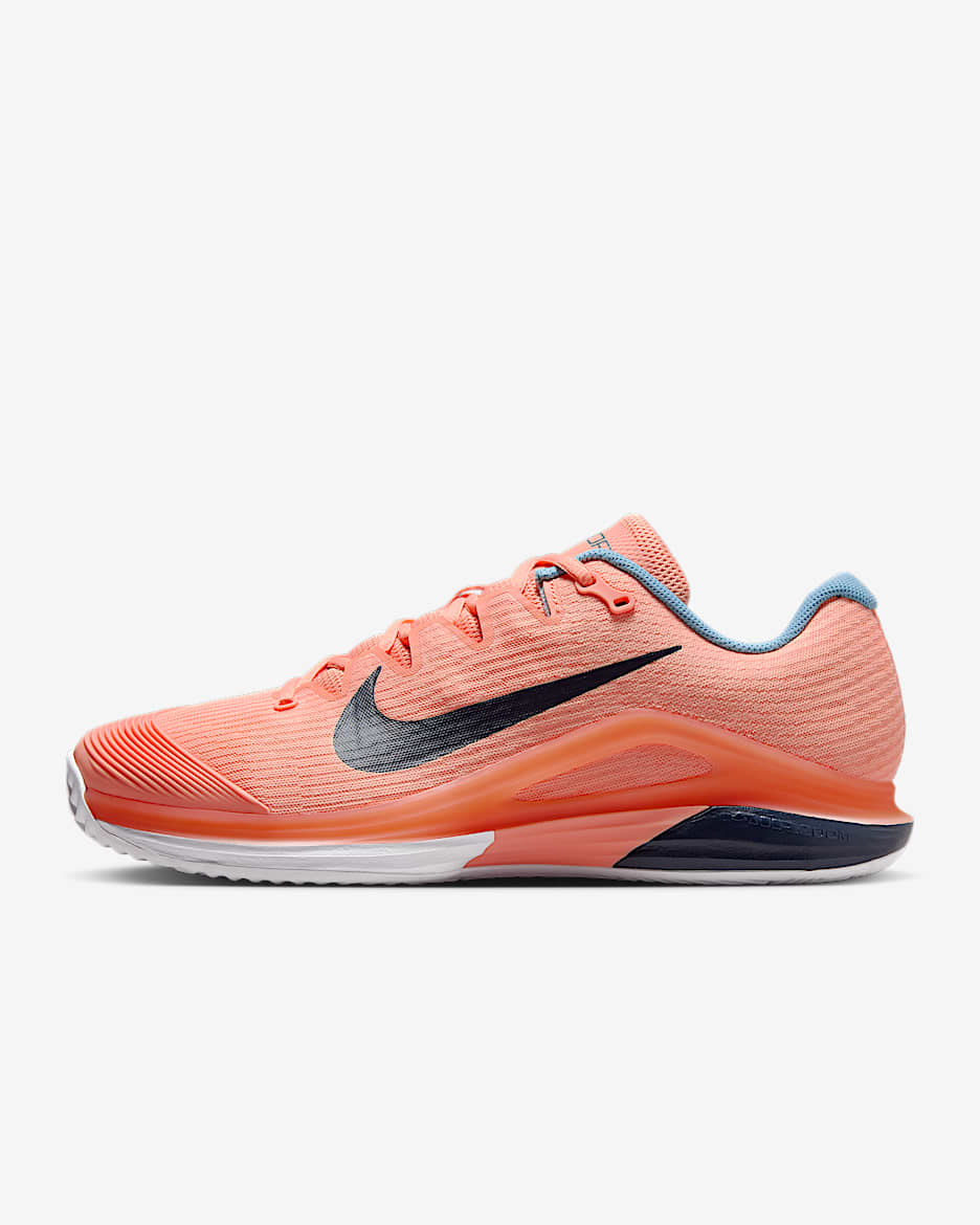 Nike Vapor 12 tennisschoenen voor heren (gravel) - Apricot Agate/Wit/Denim Turquoise/Obsidian