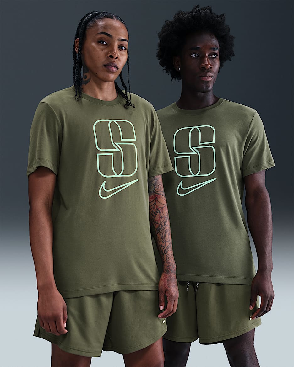 Sabrina Men's Dri-FIT Basketball T-Shirt - Medium Olive