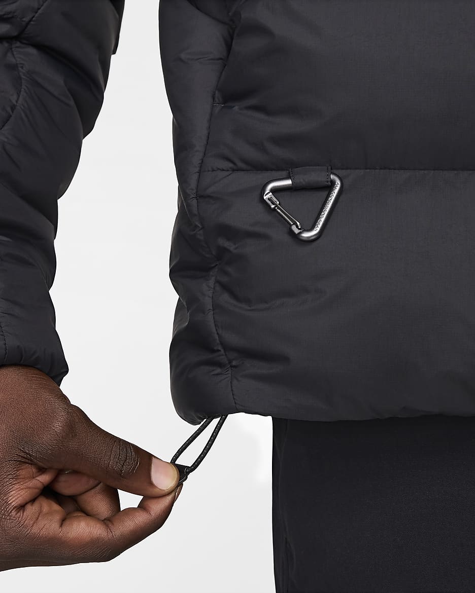 Veste à capuche ample Therma-FIT ADV Nike ACG « Lunar Lake » PrimaLoft® pour homme - Noir/Noir/Summit White