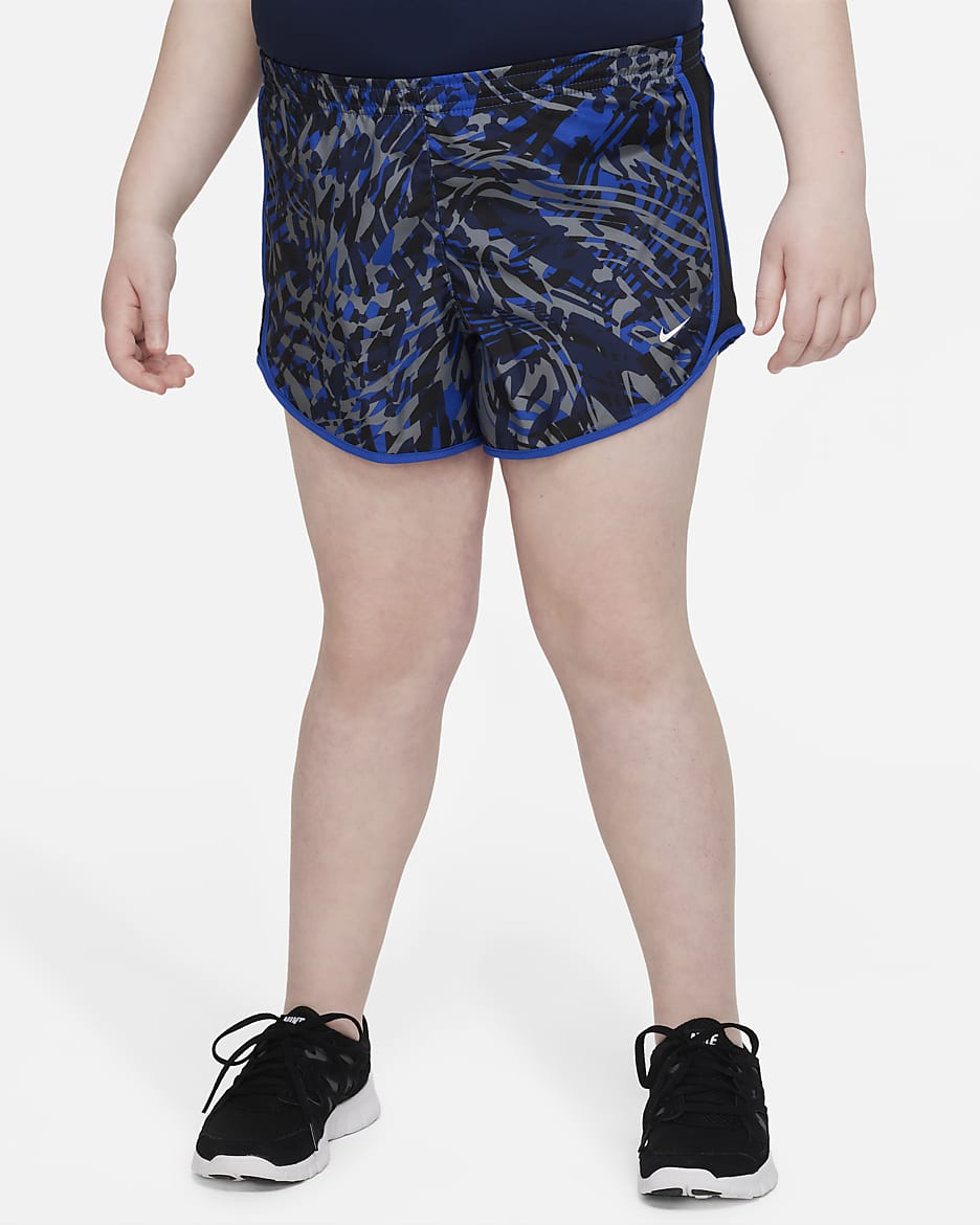 Shorts de running para niña talla grande Nike Dri-FIT Tempo (talla amplia) - Royal juego/Negro/Royal juego/Blanco