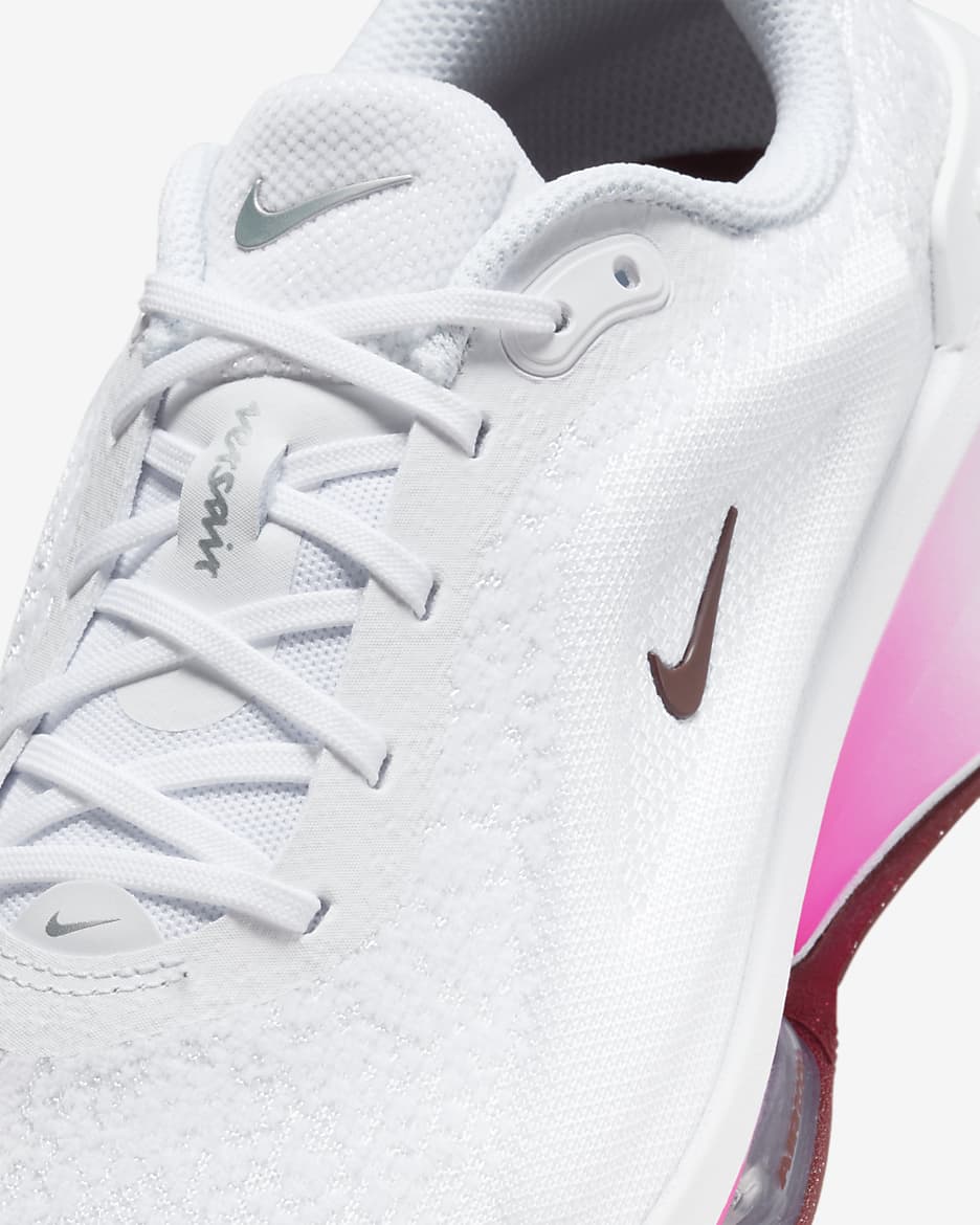 Nike Versair 女款健身訓練鞋 - 白色/Fierce Pink/Metallic Silver/Dark Team Red