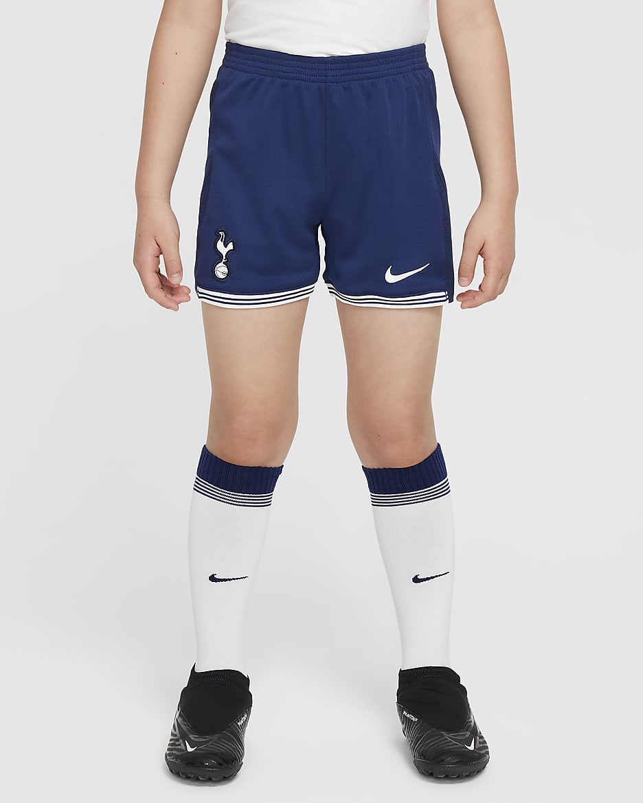 Tottenham Hotspur 2024/25 Stadium Home Younger Kids' Nike Football Replica 3-Piece Kit - White/Binary Blue/Binary Blue