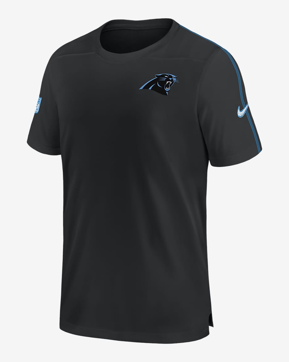 Carolina Panthers Sideline Coach Men's Nike Dri-FIT NFL Top - Black