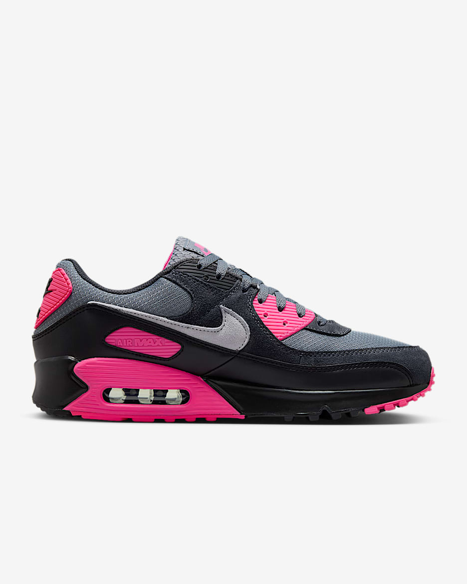 Chaussure Nike Air Max 90 pour homme - Cool Grey/Hyper Pink/Noir/Wolf Grey