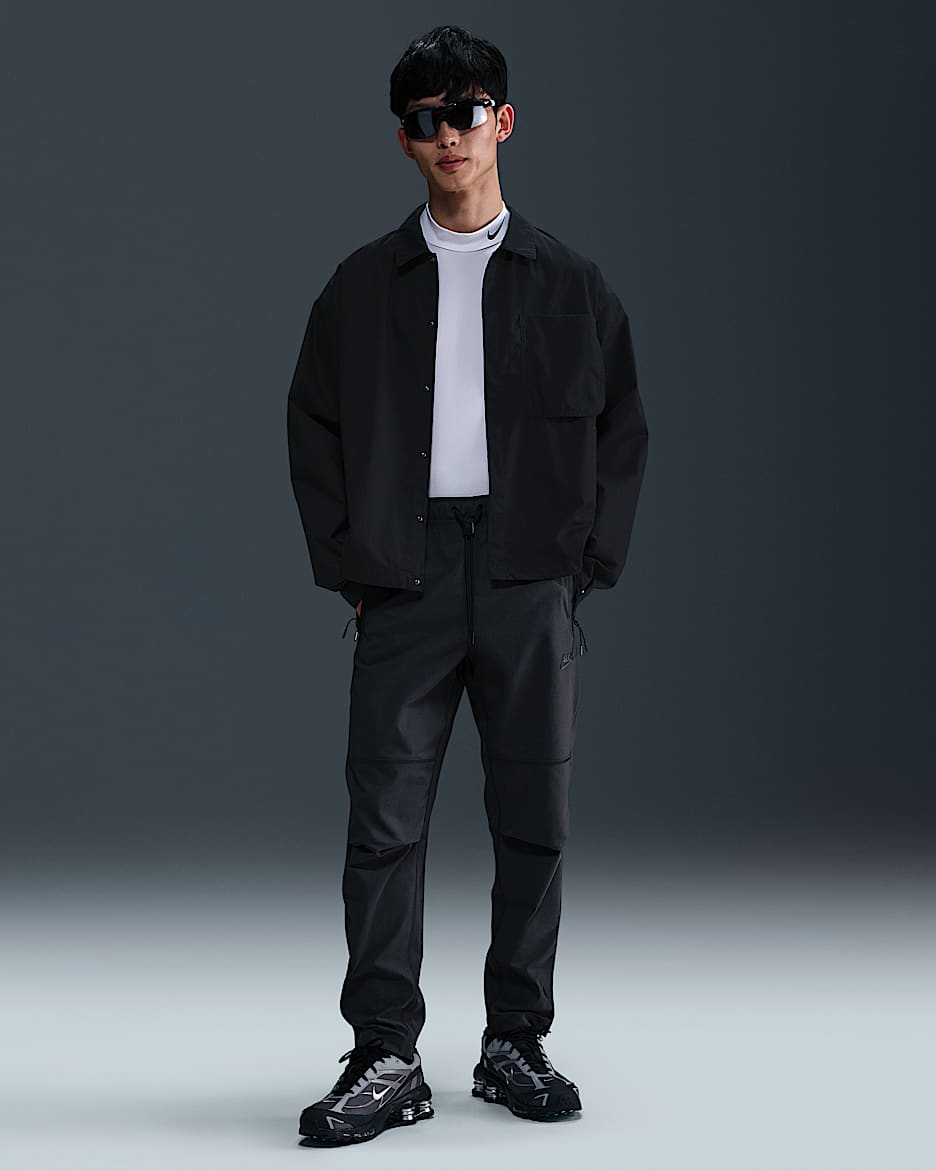 Nike Tech Men's Woven Trousers - Anthracite/Black
