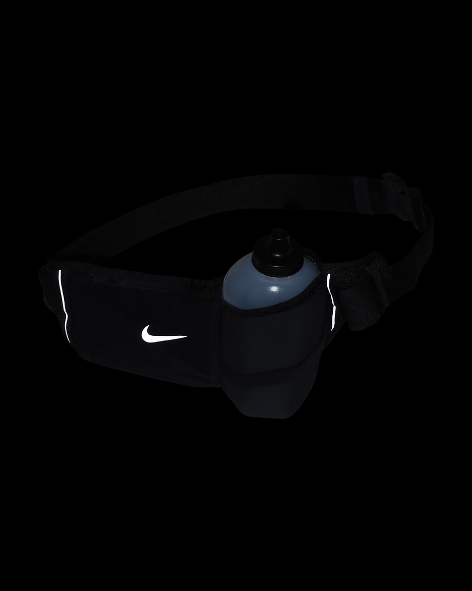 Nike 22 oz Flex Stride Running Hydration Belt - Black