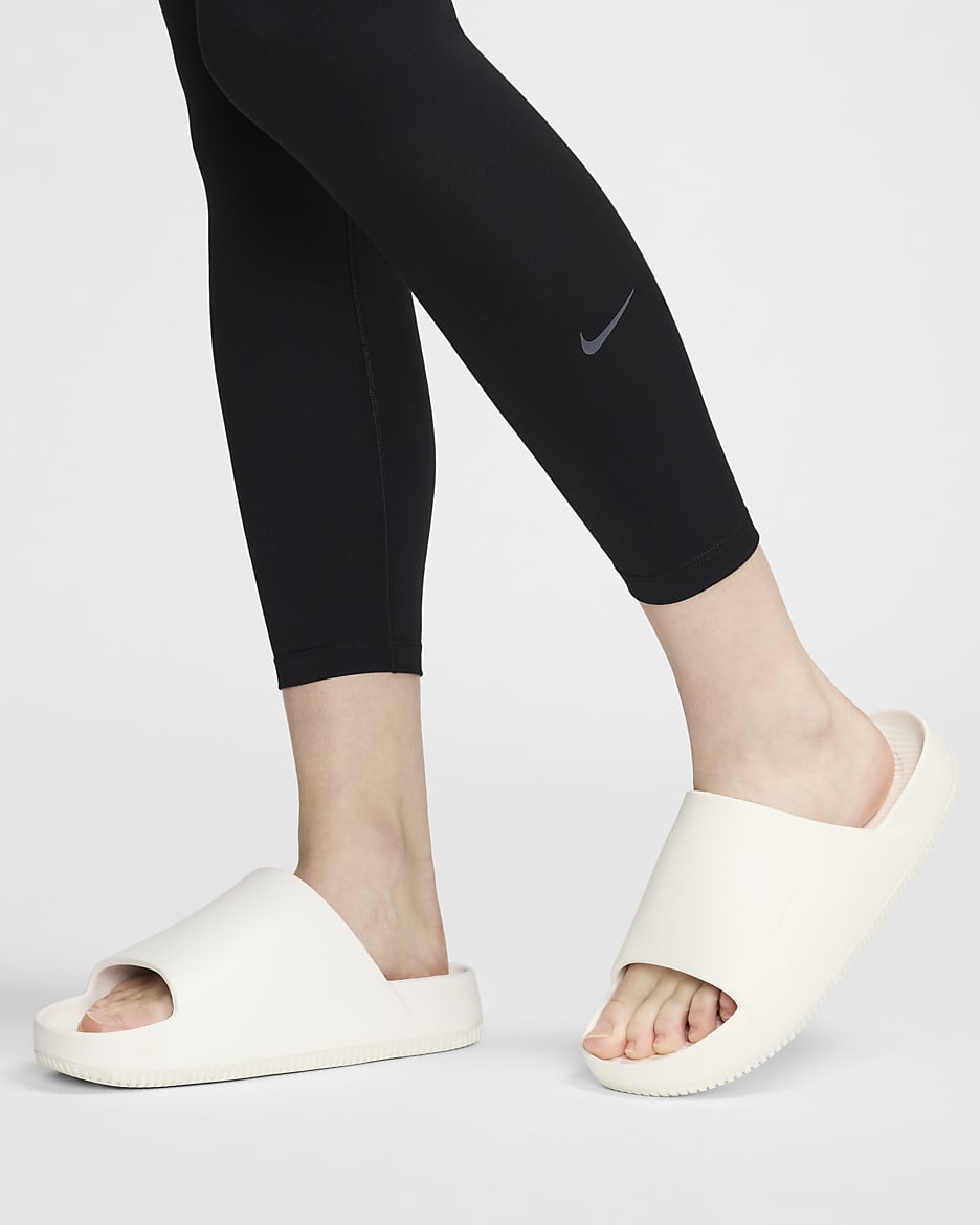 Nike One Leggings de 7/8 de talle alto - Mujer - Negro/Negro