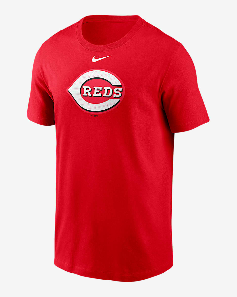 Cincinnati Reds Fuse Large Logo Men's Nike MLB T-Shirt - Sport Red